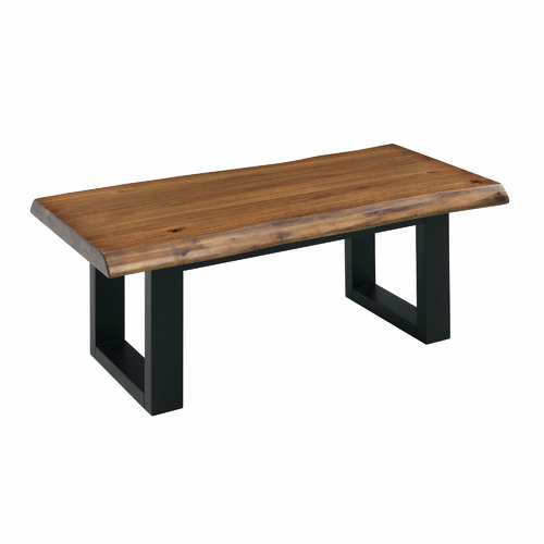 EstudioFurniture Millbrooke Live Edge Acacia Wood Coffee Table Temple